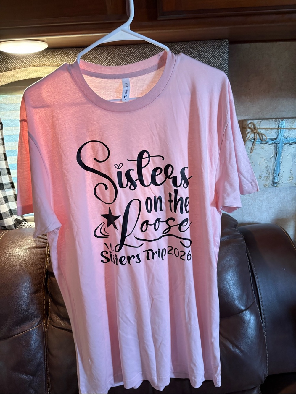 Elan Pink 'Sisters on the Loose' Graphic Tee